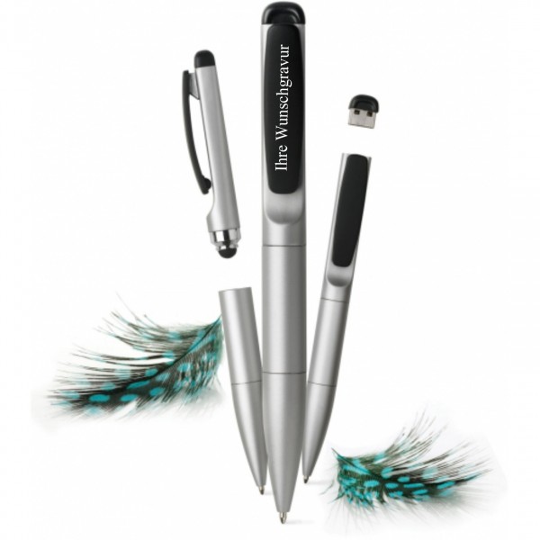 Kugelschreiber 3 in 1 mit USB Stick und Touch Pen