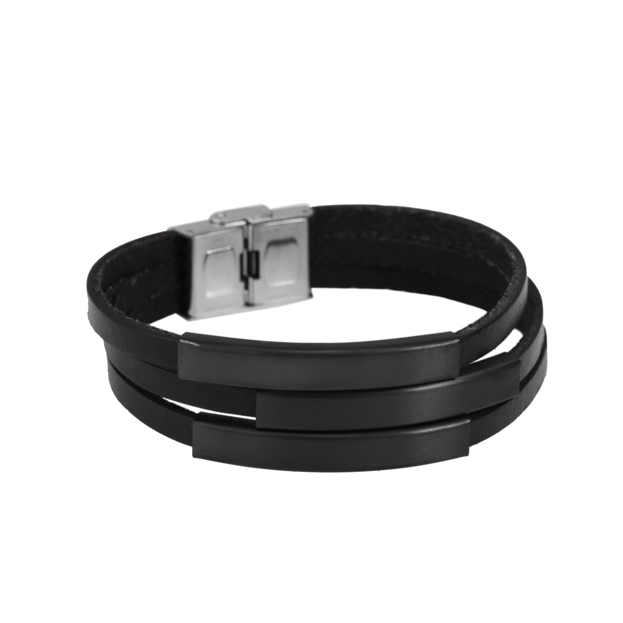 VNOX Personalisiert Anpassen Gravieren von Edelstahl Medizinischer Alarm Armband Medizinisches Silikon Schwarzes Armband für Herren Damen,18-22.5cm Verstellbar. 